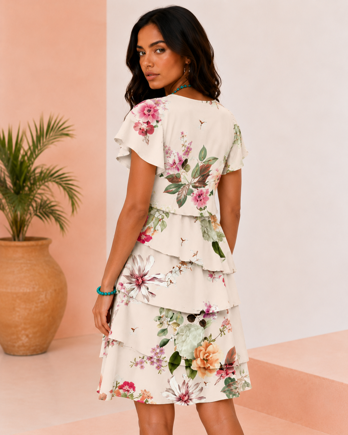 Lucia | Vestido elegante y vaporoso de Mujer