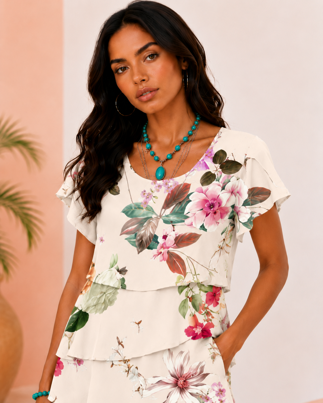 Lucia | Vestido elegante y vaporoso de Mujer