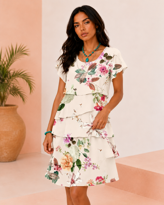 Lucia | Vestido elegante y vaporoso de Mujer