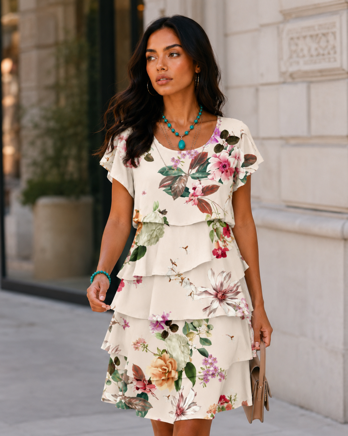 Lucia | Vestido elegante y vaporoso de Mujer