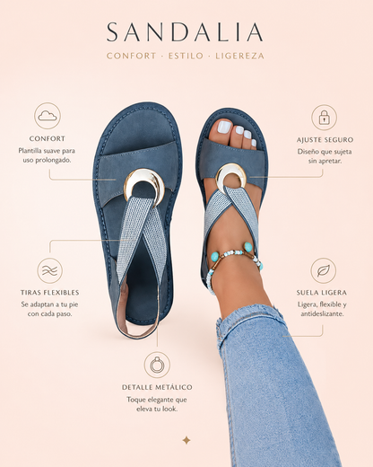 Sara | Sandalias con sujeción, ajustadas y elegantes de Mujer