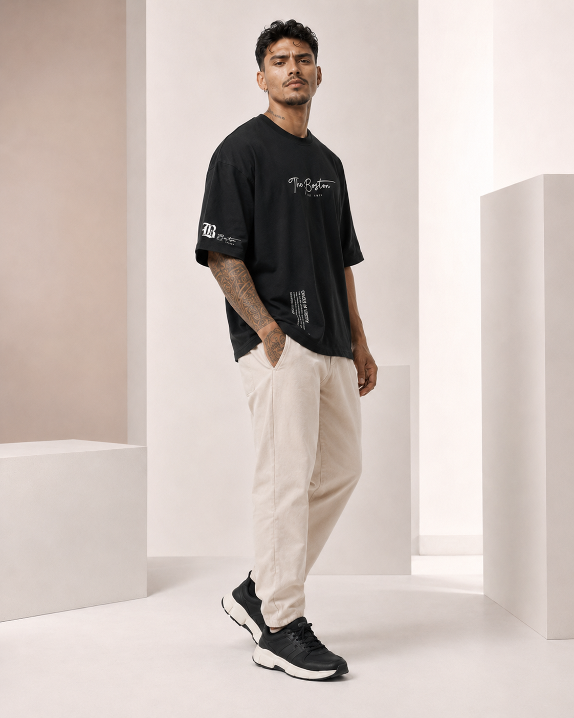 Jude | Camiseta de estilo Urbano/Oversize para Hombre