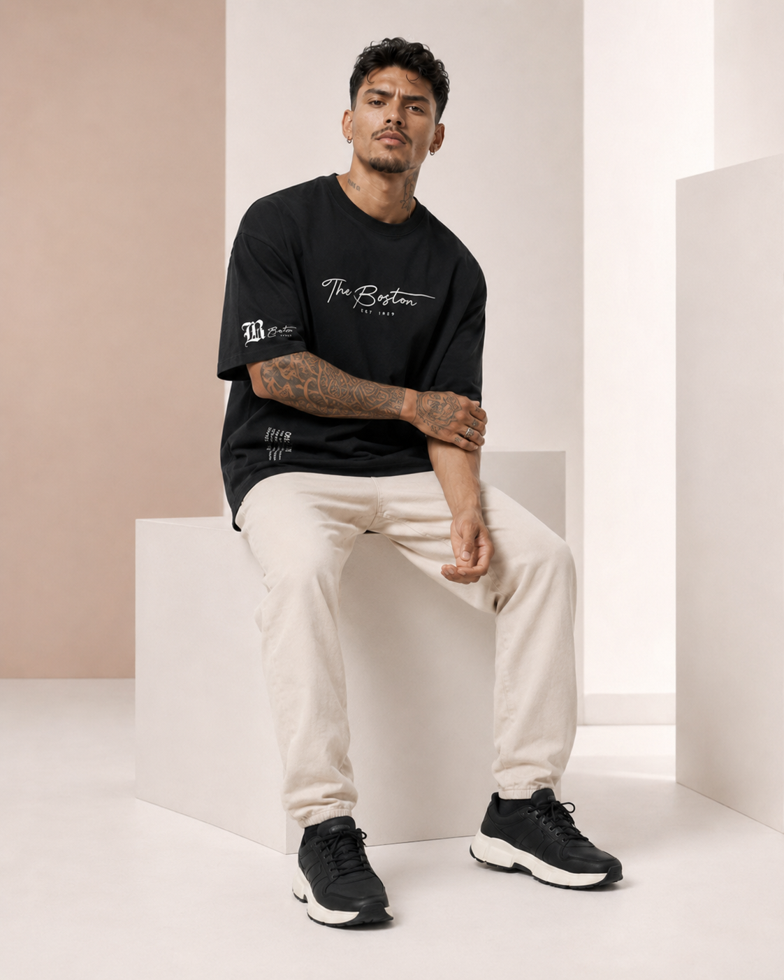 Jude | Camiseta de estilo Urbano/Oversize para Hombre