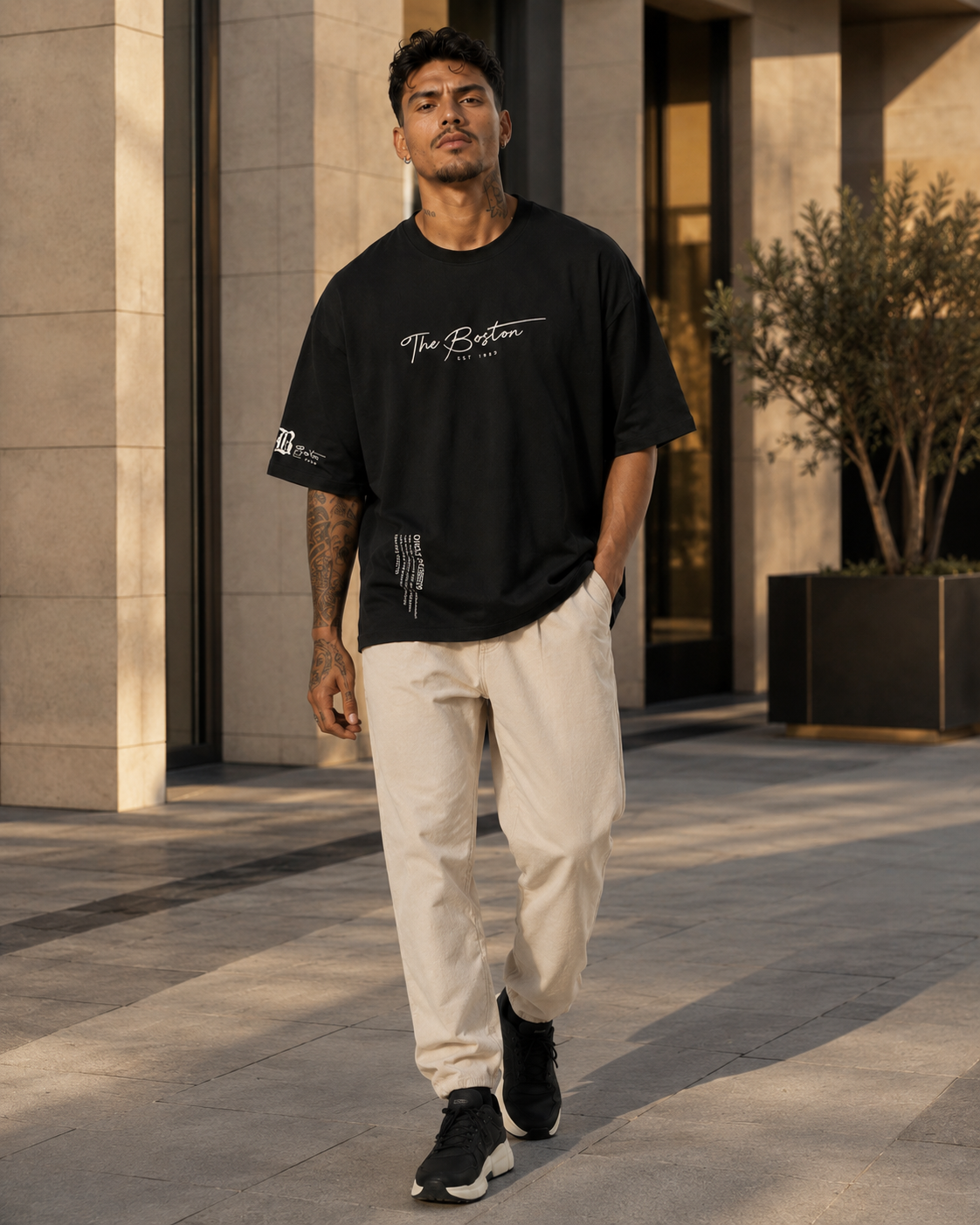Jude | Camiseta de estilo Urbano/Oversize para Hombre