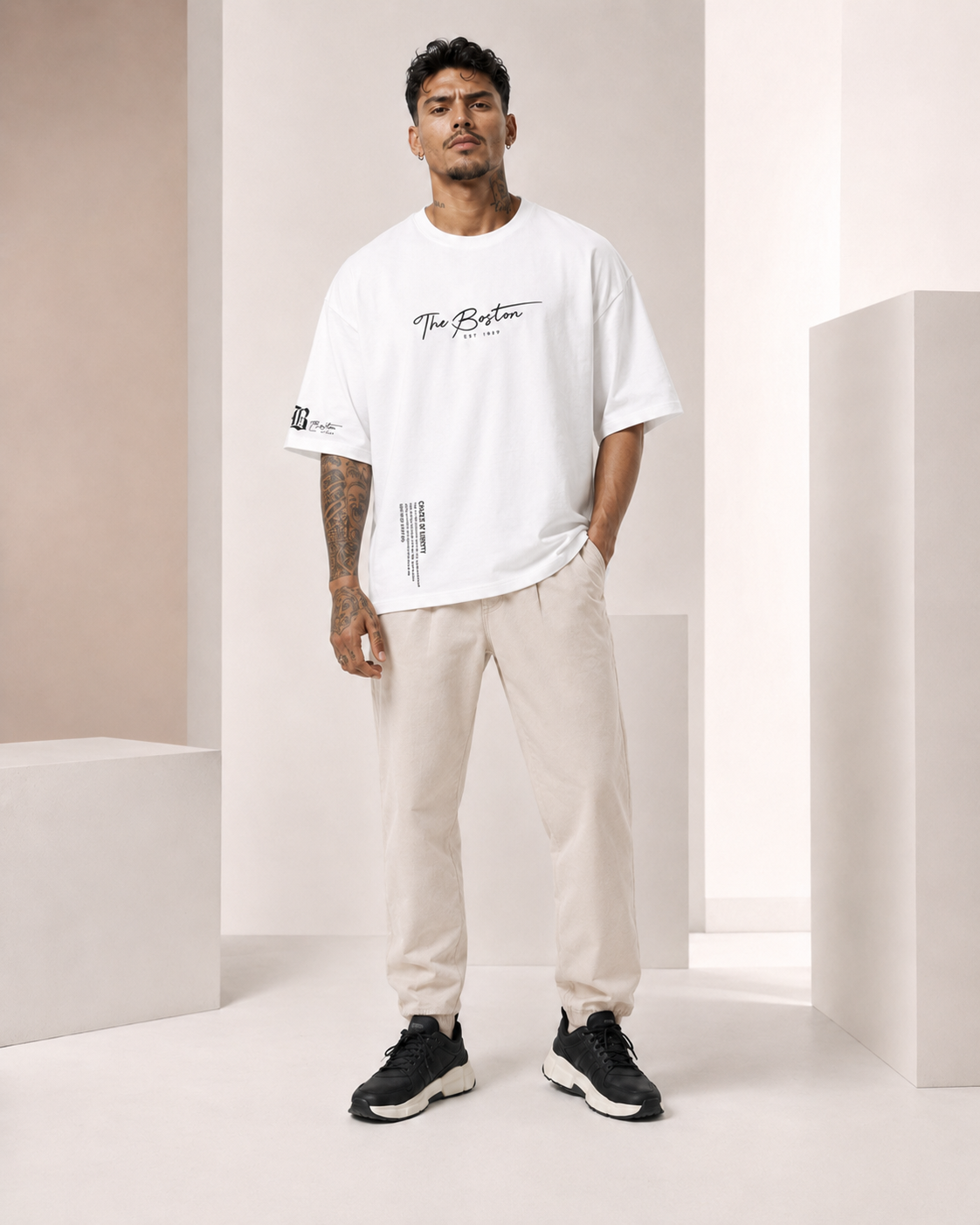 Jude | Camiseta de estilo Urbano/Oversize para Hombre