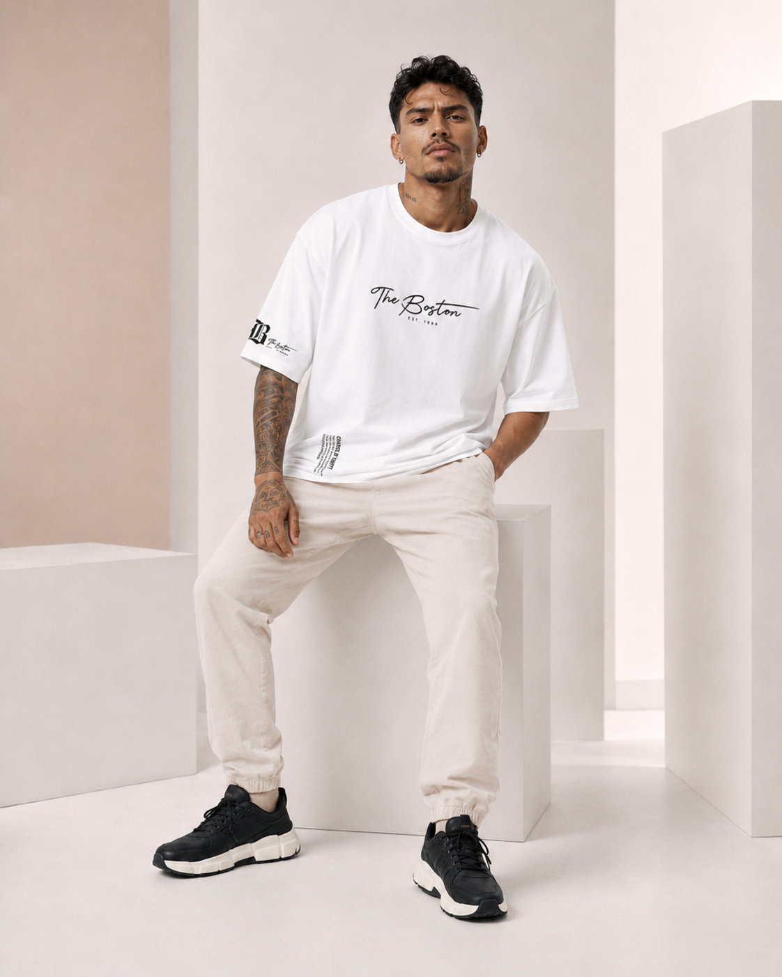 Jude | Camiseta de estilo Urbano/Oversize para Hombre