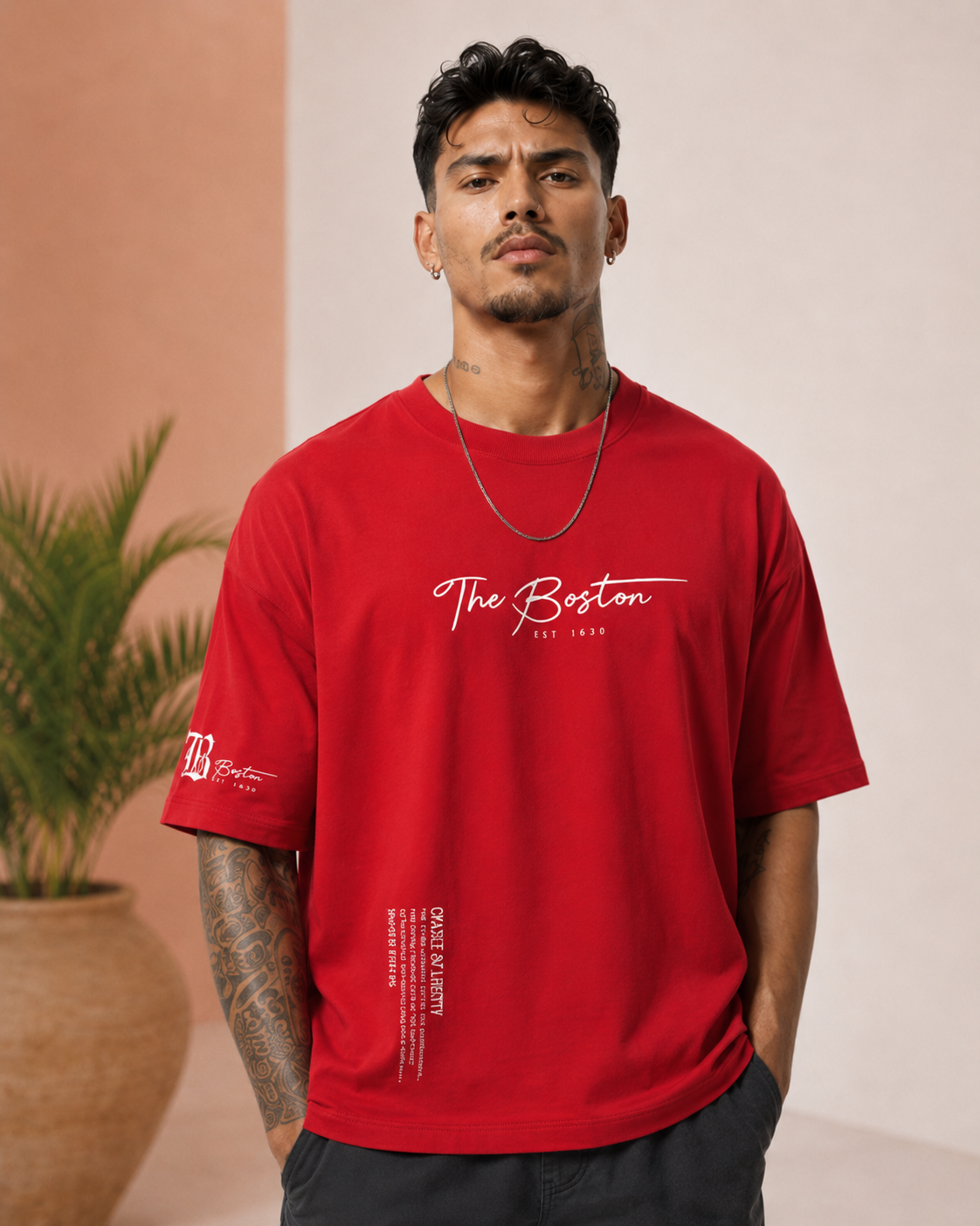 Jude | Camiseta de estilo Urbano/Oversize para Hombre
