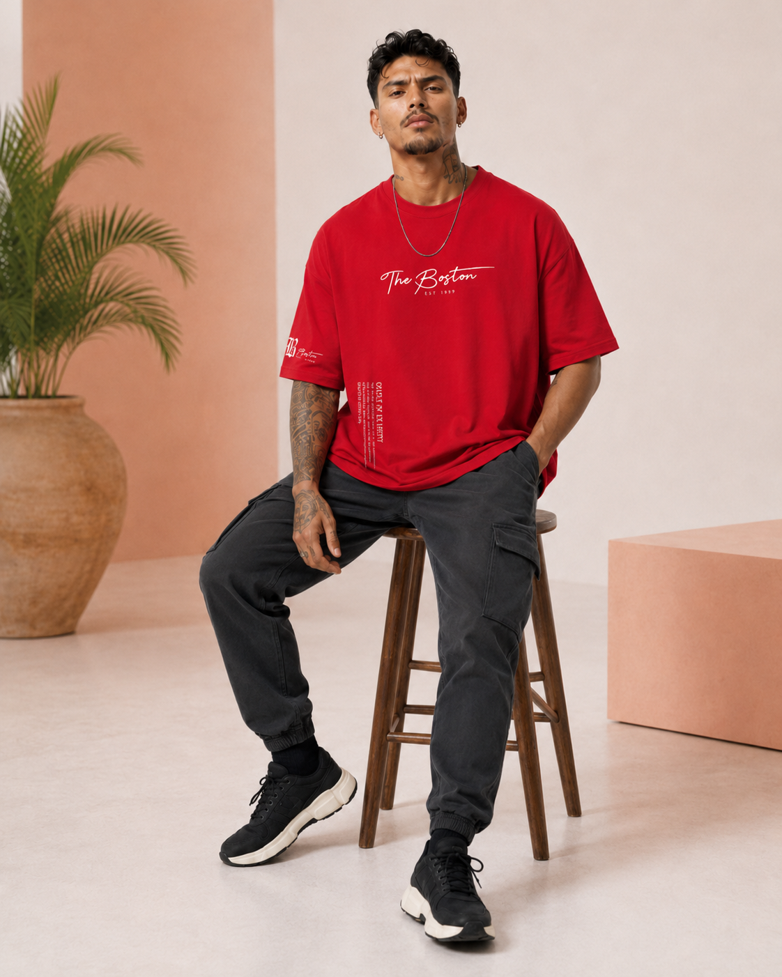 Jude | Camiseta de estilo Urbano/Oversize para Hombre