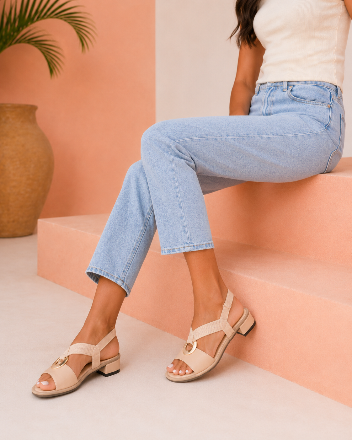 Sara | Sandalias con sujeción, ajustadas y elegantes de Mujer